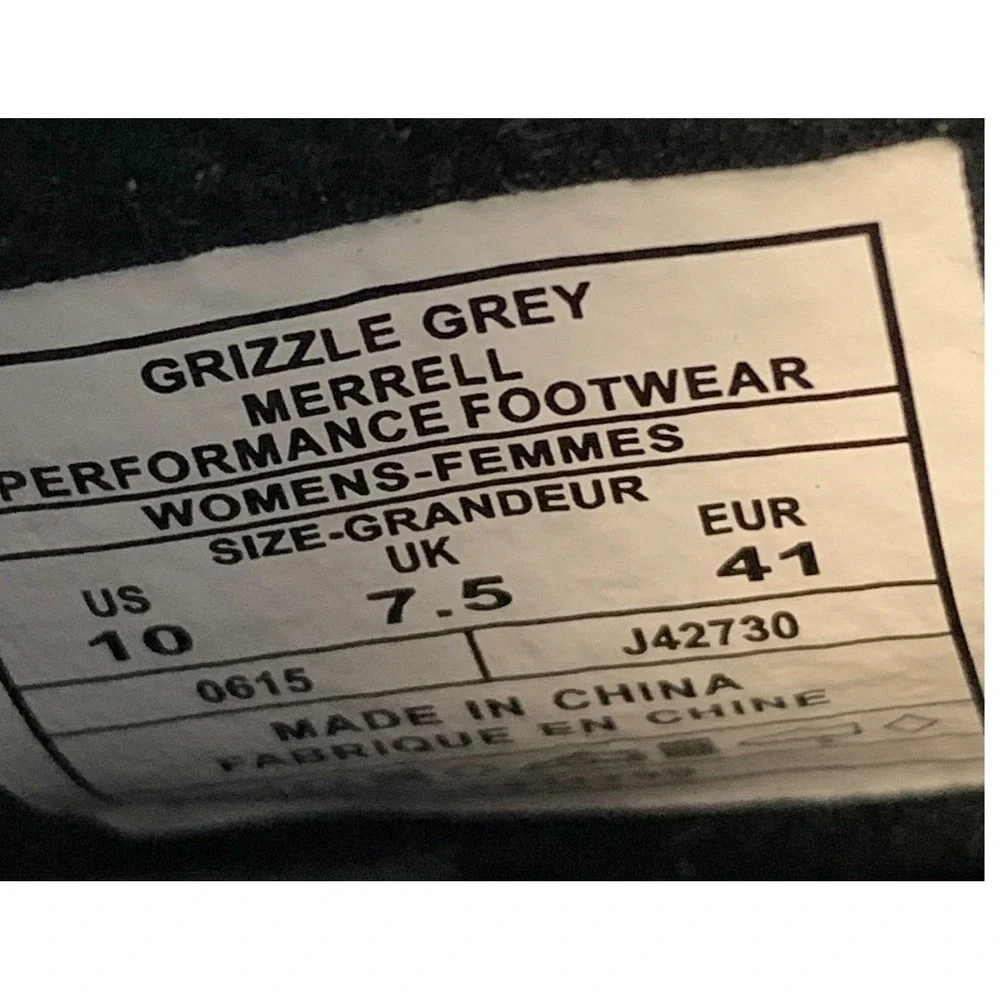 Merrell Aurora Tall Ice Women's Winter Boots‎ Waterproof Grizzle Grey 10 Shoes